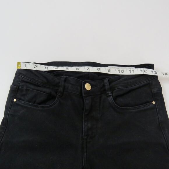 Zara Trafaluc Black Skinny High Rise Jeans Size 2 - Picture 7 of 10